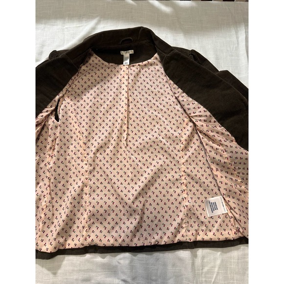 Old Navy Brown Stretch Corduroy Jacket with Cherry Lining-Large - Picture 5 of 16